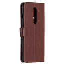 For OnePlus 8 Crazy Horse Texture Horizontal Flip Leather Case with Holder & Card Slots & Wallet & Photo Frame(Brown)
