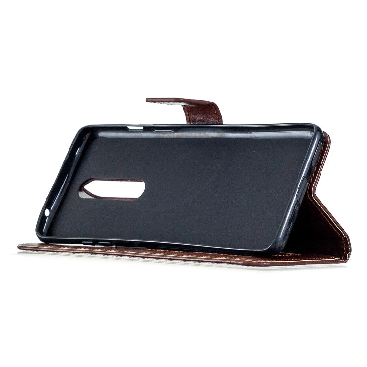 For OnePlus 8 Crazy Horse Texture Horizontal Flip Leather Case with Holder & Card Slots & Wallet & Photo Frame(Brown)