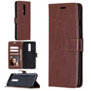 For OnePlus 8 Crazy Horse Texture Horizontal Flip Leather Case with Holder & Card Slots & Wallet & Photo Frame(Brown)