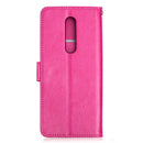 For OnePlus 8 Crazy Horse Texture Horizontal Flip Leather Case with Holder & Card Slots & Wallet & Photo Frame(Rose Red)