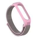 For Xiaomi Mi Band 5/4/3 Texture Case Hook and Loop Fastener Watch Band(Silt)