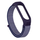 For Xiaomi Mi Band 5/4/3 Texture Case Hook and Loop Fastener Watch Band(Midnight Blue)