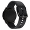 22mm For Huawei Watch GT2e/GT/GT2 46MM Color Buckle Silicone Watch Band (Black)
