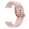 22mm For Huawei Watch GT2e/GT/GT2 46MM Color Buckle Silicone Watch Band (Pink)
