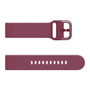 20mm For Huawei Watch GT2 42MM / Amazfit BipS 2 Youth Version Color Buckle Silicone Watch Band(Wine Red)