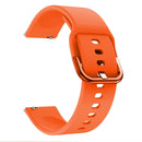 20mm For Huawei Watch GT2 42MM / Amazfit BipS 2 Youth Version Color Buckle Silicone Watch Band(Orange)