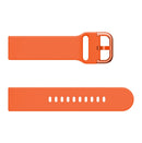 20mm For Huawei Watch GT2 42MM / Amazfit BipS 2 Youth Version Color Buckle Silicone Watch Band(Orange)