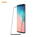 For Samsung Galaxy S10 ENKAY Hat-Prince 0.26mm 9H 3D Full Glue Explosion-proof Full Screen Curved Heat Bending Tempered Glass Film