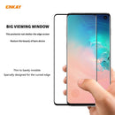 For Samsung Galaxy S10 ENKAY Hat-Prince 0.26mm 9H 3D Full Glue Explosion-proof Full Screen Curved Heat Bending Tempered Glass Film