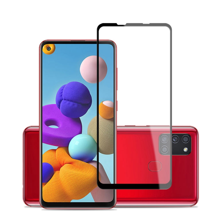 For Samsung Galaxy A21S mocolo 0.33mm 9H 3D Full Glue Curved Full Screen Tempered Glass Film