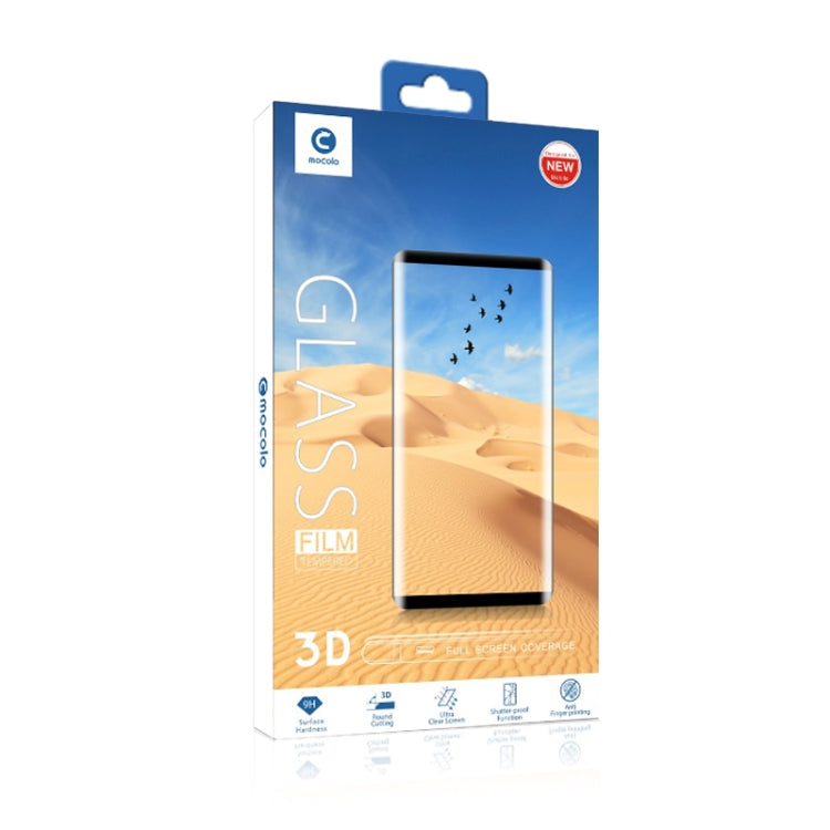 For Samsung Galaxy A21S mocolo 0.33mm 9H 3D Full Glue Curved Full Screen Tempered Glass Film