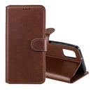 For Samsung Galaxy A31 ENKAY Hat-Prince Horizontal Flip Leather Case with Holder & Card Slots & Wallet(Brown)