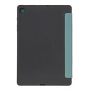 For Samsung Galaxy S6 Lite P610 Honeycomb Ventilation Foldable Deformation Horizontal Flip PU Leather Case with 3-Folding Holder & Pen Slot & Smart Sleep / Wake-up(Dark Night Green)