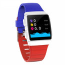 SANDA CR11 1.3 inch Screen Smart Watch IP68 Waterproof,Support Call Reminder /Heart Rate Monitoring/Blood Pressure Monitoring/Sedentary Reminder(Blue Red)