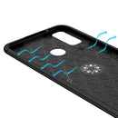 For Huawei Y8S Metal Ring Holder 360 Degree Rotating TPU Case(Blue+Blue)