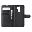 For Xiaomi Redmi 9 Litchi Texture Horizontal Flip Protective Case with Holder & Card Slots & Wallet(Black)
