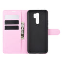 For Xiaomi Redmi 9 Litchi Texture Horizontal Flip Protective Case with Holder & Card Slots & Wallet(Pink)