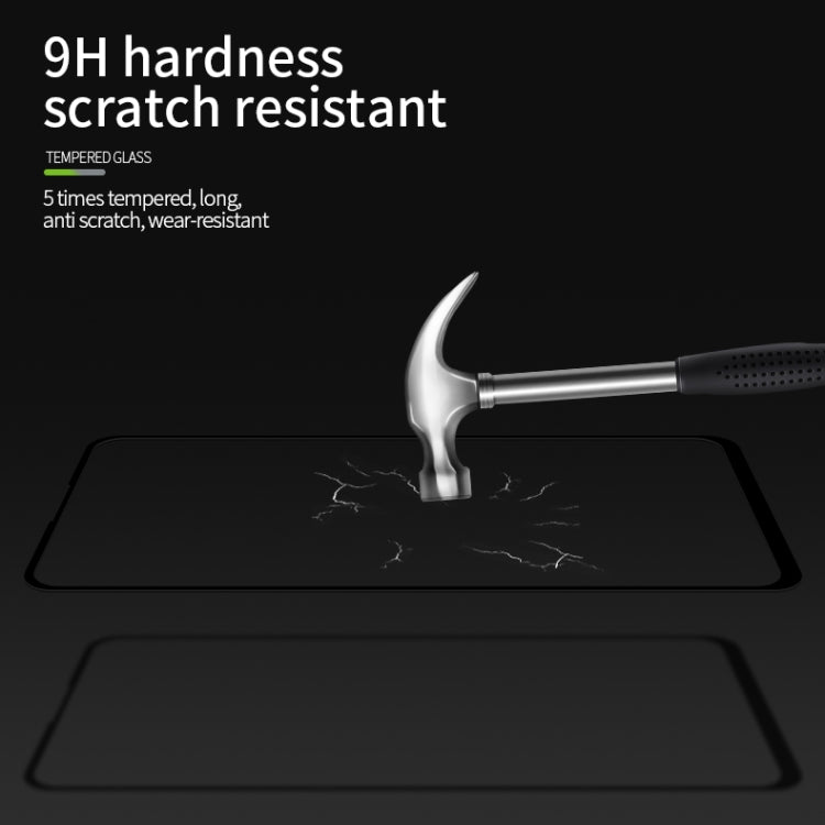 For HTC U20 PINWUYO 9H 2.5D Full Screen Tempered Glass Film(Black)