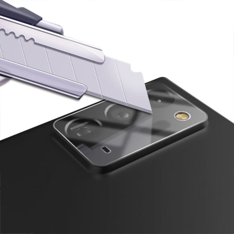 For Samsung Galaxy Note20 Ultra 2pcs mocolo 0.15mm 9H 2.5D Round Edge Rear Camera Lens Tempered Glass Film