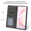 For Samsung Galaxy Note 10 Lite/A81 Retro Skin Feel Business Magnetic Horizontal Flip Leather Case(Dark Grey)