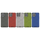 For iPhone 12 Pro Max Shockproof Honeycomb PC + TPU Case(White)