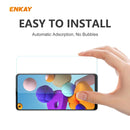 For Samsung Galaxy A21s ENKAY Hat-Prince 0.26mm 9H 2.5D Curved Edge Tempered Glass Film