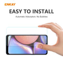 For Samsung Galaxy A10s 2 PCS ENKAY Hat-Prince 0.26mm 9H 2.5D Curved Edge Tempered Glass Film