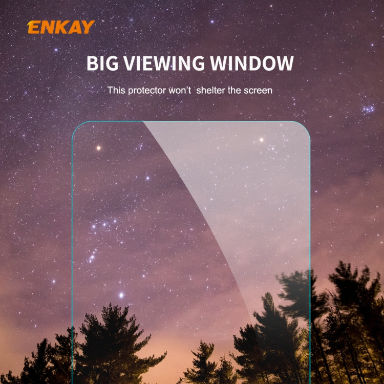 For Huawei P40 ENKAY Hat-Prince 0.26mm 9H 2.5D Curved Edge Tempered Glass Film