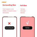 For Huawei P40 Lite ENKAY Hat-Prince Full Glue 0.26mm 9H 2.5D Tempered Glass Full Coverage Film