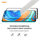 For Redmi Note 9S / Note 9 Pro 5 PCS ENKAY Hat-Prince Full Glue 0.26mm 9H 2.5D Tempered Glass Full Coverage Film