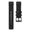 For Fossil Fossil Gen5 Carlyle Canvas Leather Nylon Watch Band(Black)