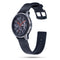 For Fossil Fossil Gen5 Carlyle Canvas Leather Nylon Watch Band(Blue)