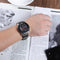 For Fossil Fossil Gen5 Carlyle Canvas Leather Nylon Watch Band(Army Green)