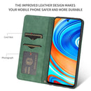 For Redmi Note 9 Pro / Note 9S / Note 9 Pro Max Retro Skin Feel Business Magnetic Horizontal Flip Leather Case(Army Green)
