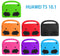 For Huawei MediaPad T5 10.1 inch Sparrow Style EVA Material Children Shockproof Casing Shell(Green)