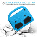 For Huawei MediaPad T3 10 9.6 inch Sparrow Style EVA Material Children Shockproof Casing Shell(Blue)