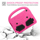 For Huawei MediaPad T3 10 9.6 inch Sparrow Style EVA Material Children Shockproof Casing Shell(Rose Red)