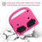 For Huawei MediaPad T3 10 9.6 inch Sparrow Style EVA Material Children Shockproof Casing Shell(Rose Red)
