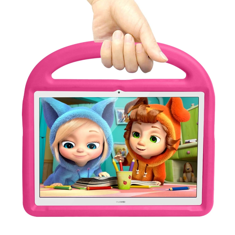 For Huawei MediaPad T3 10 9.6 inch Sparrow Style EVA Material Children Shockproof Casing Shell(Rose Red)