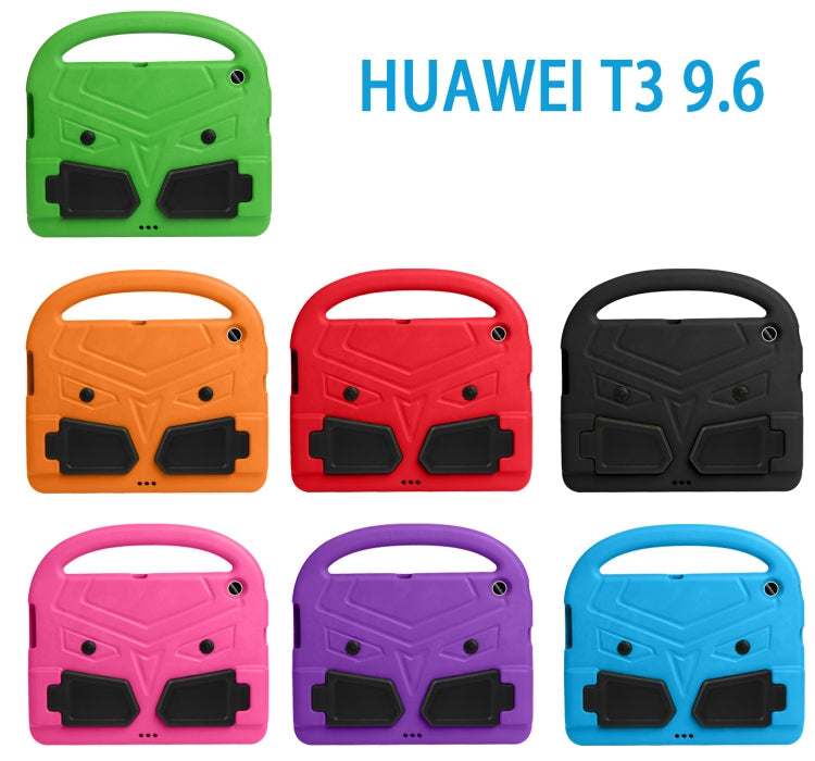 For Huawei MediaPad T3 10 9.6 inch Sparrow Style EVA Material Children Shockproof Casing Shell(Rose Red)