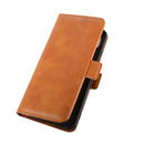 For Xiaomi Redmi 9C Dual-side Magnetic Buckle Horizontal Flip Leather Case with Holder & Card Slots & Wallet(Yellow)