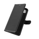 For Xiaomi Redmi 9C Litchi Texture Horizontal Flip Protective Case with Holder & Card Slots & Wallet(Black)