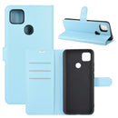 For Xiaomi Redmi 9C Litchi Texture Horizontal Flip Protective Case with Holder & Card Slots & Wallet(Blue)
