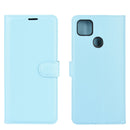 For Xiaomi Redmi 9C Litchi Texture Horizontal Flip Protective Case with Holder & Card Slots & Wallet(Blue)