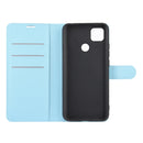 For Xiaomi Redmi 9C Litchi Texture Horizontal Flip Protective Case with Holder & Card Slots & Wallet(Blue)