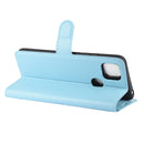 For Xiaomi Redmi 9C Litchi Texture Horizontal Flip Protective Case with Holder & Card Slots & Wallet(Blue)