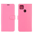 For Xiaomi Redmi 9C Litchi Texture Horizontal Flip Protective Case with Holder & Card Slots & Wallet(Rose Red)