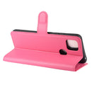 For Xiaomi Redmi 9C Litchi Texture Horizontal Flip Protective Case with Holder & Card Slots & Wallet(Rose Red)