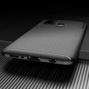 For Xiaomi Redmi 9C Carbon Fiber Texture Shockproof TPU Case(Black)