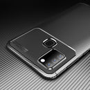For Xiaomi Redmi 9C Carbon Fiber Texture Shockproof TPU Case(Blue)